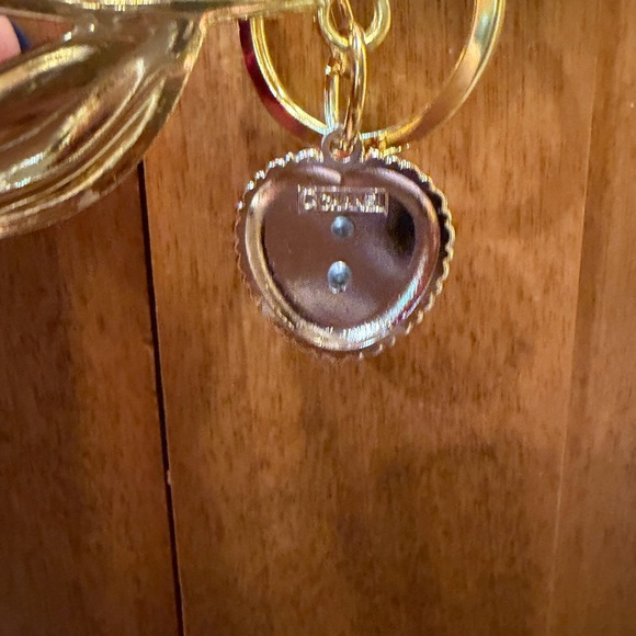 CC Charm Upcycled with Dark Red Cherry Keychain/Bag Charm 🍒 - Picture 5 of 9